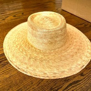 Lack of Color Palma Wood Boater Hat